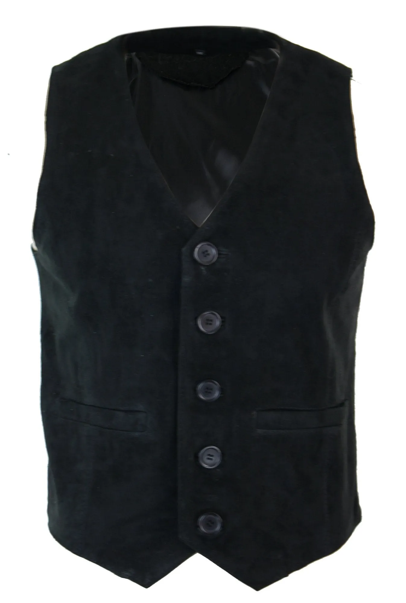 Echtes Wildleder Vintage-Weste Gilet