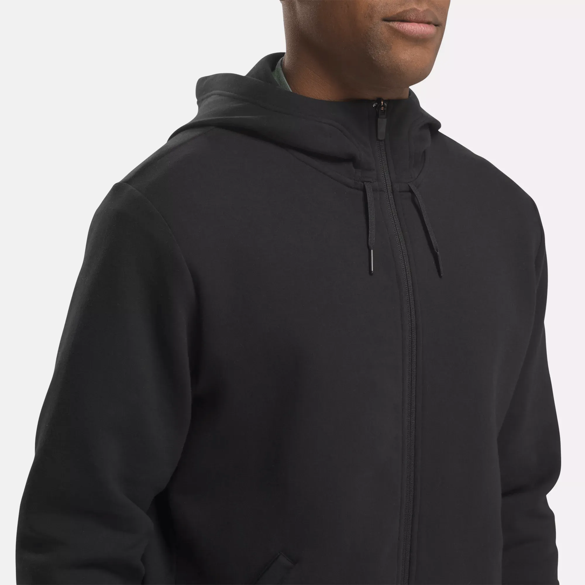 Reebok Bekleidung Herren Active Collective DreamBlend Full-Zip Kapuzenpullover