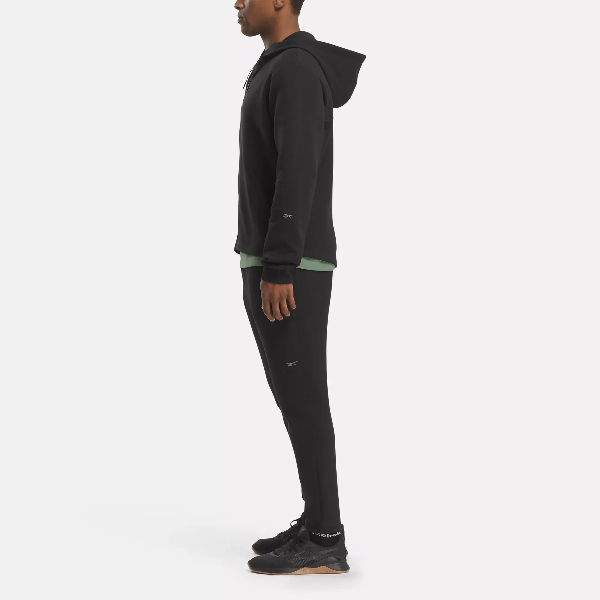 Reebok Bekleidung Herren Active Collective DreamBlend Full-Zip Kapuzenpullover