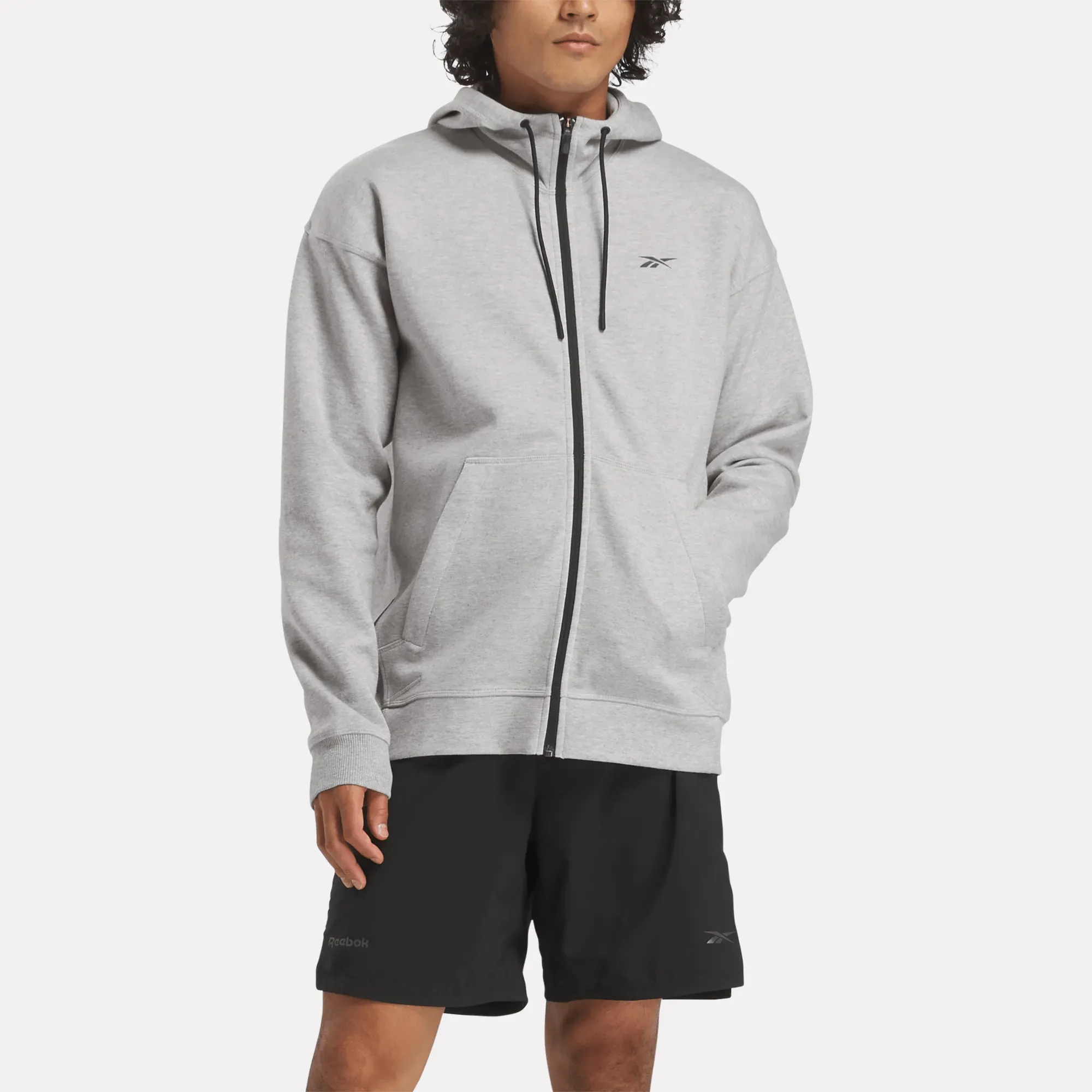 Reebok Bekleidung Herren Athlete Full-Zip Kapuzenpullover