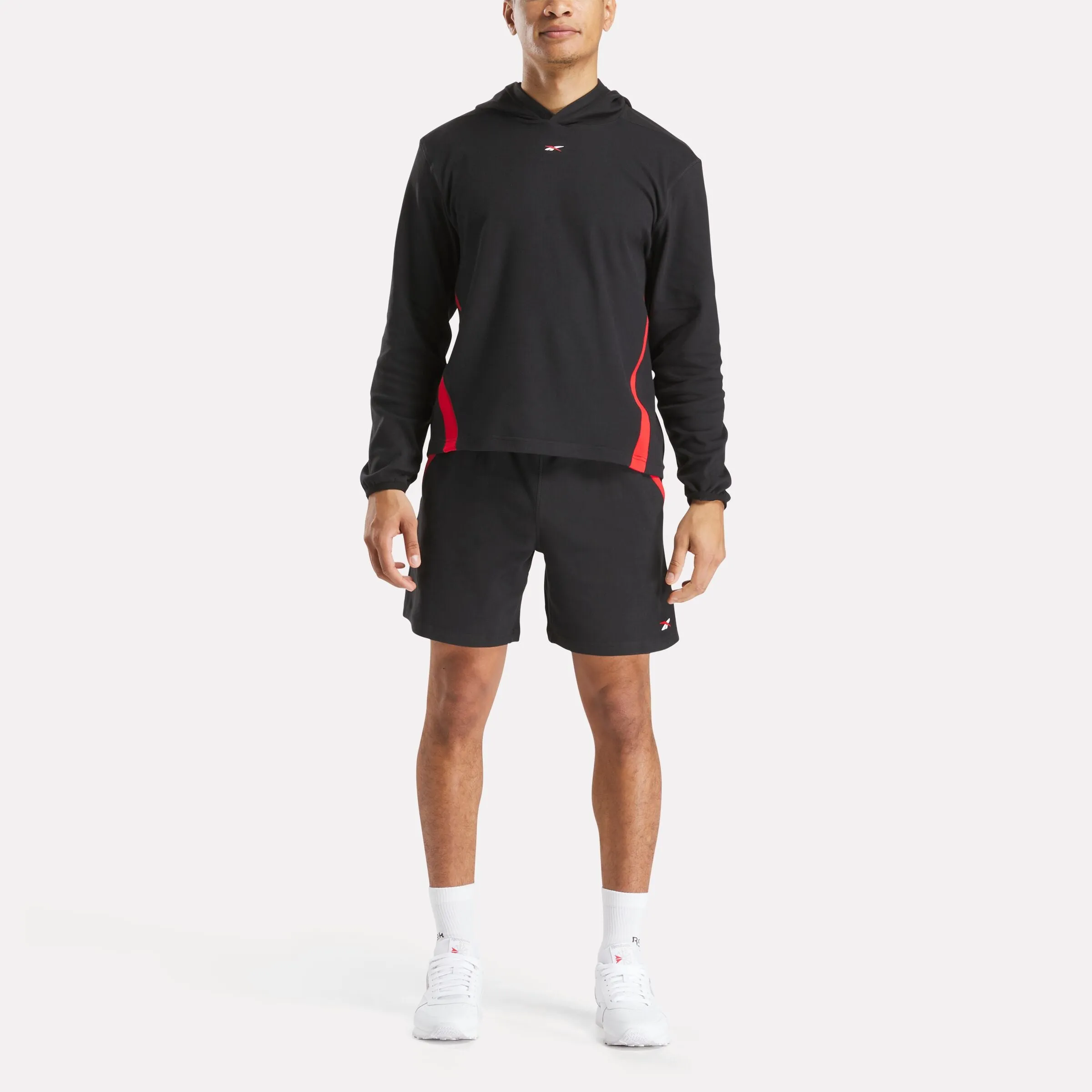 Reebok Bekleidung Herren Fleece Kapuzenpullover