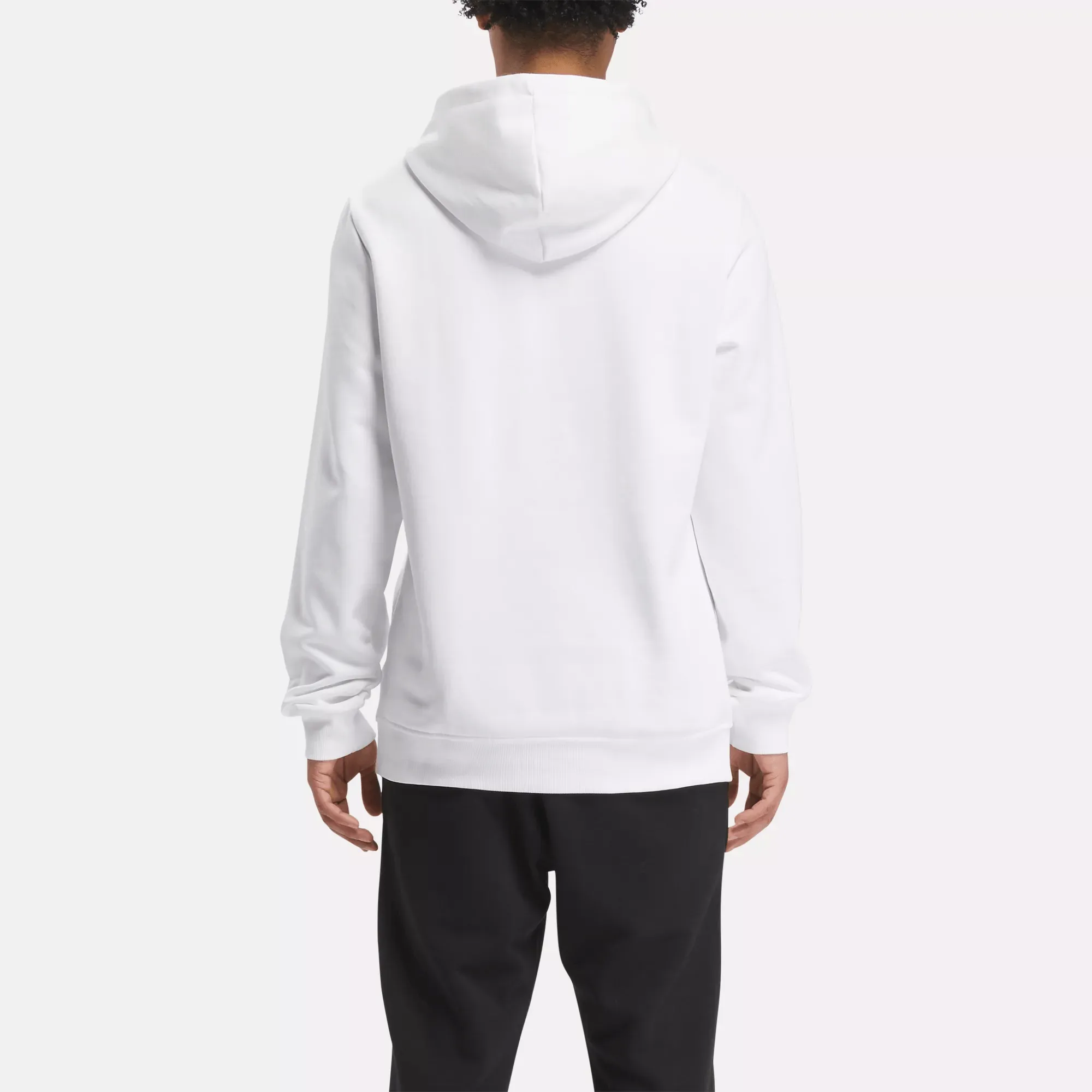 Reebok Bekleidung Herren Reebok Identity Fleece Pullover mit gestapeltem Logo