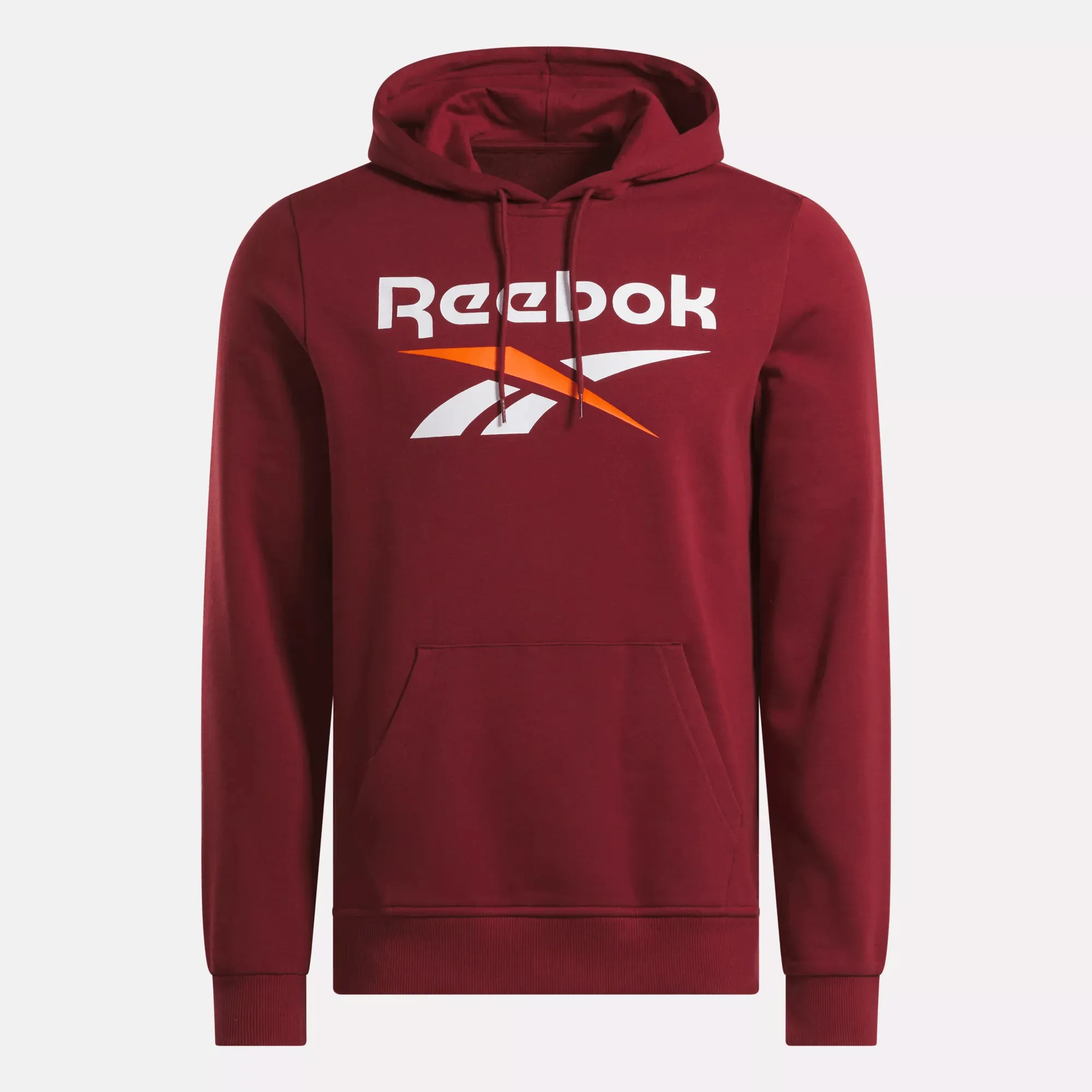 Reebok Bekleidung Herren Reebok Identity Fleece Pullover mit gestapeltem Logo