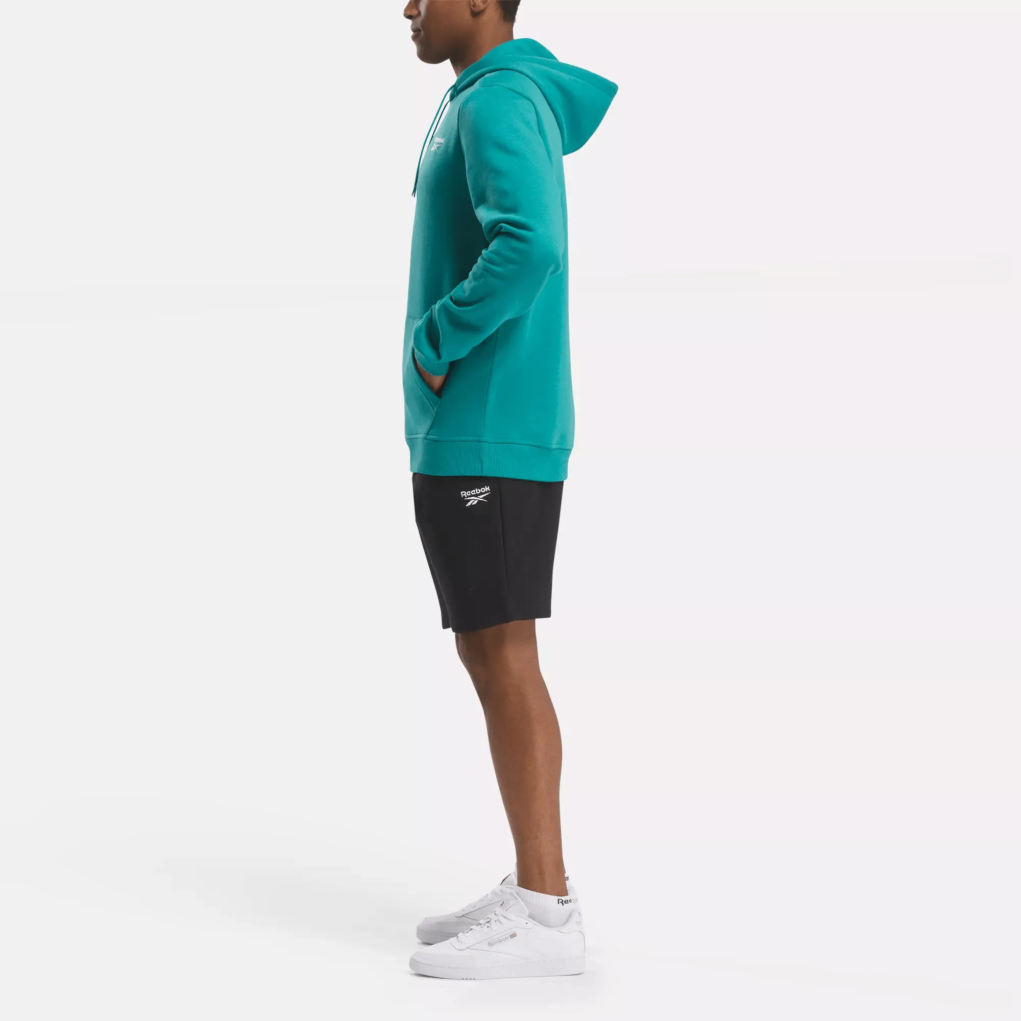 Reebok Bekleidung Herren Reebok Identity Fleece Hoodie mit kleinem Logo