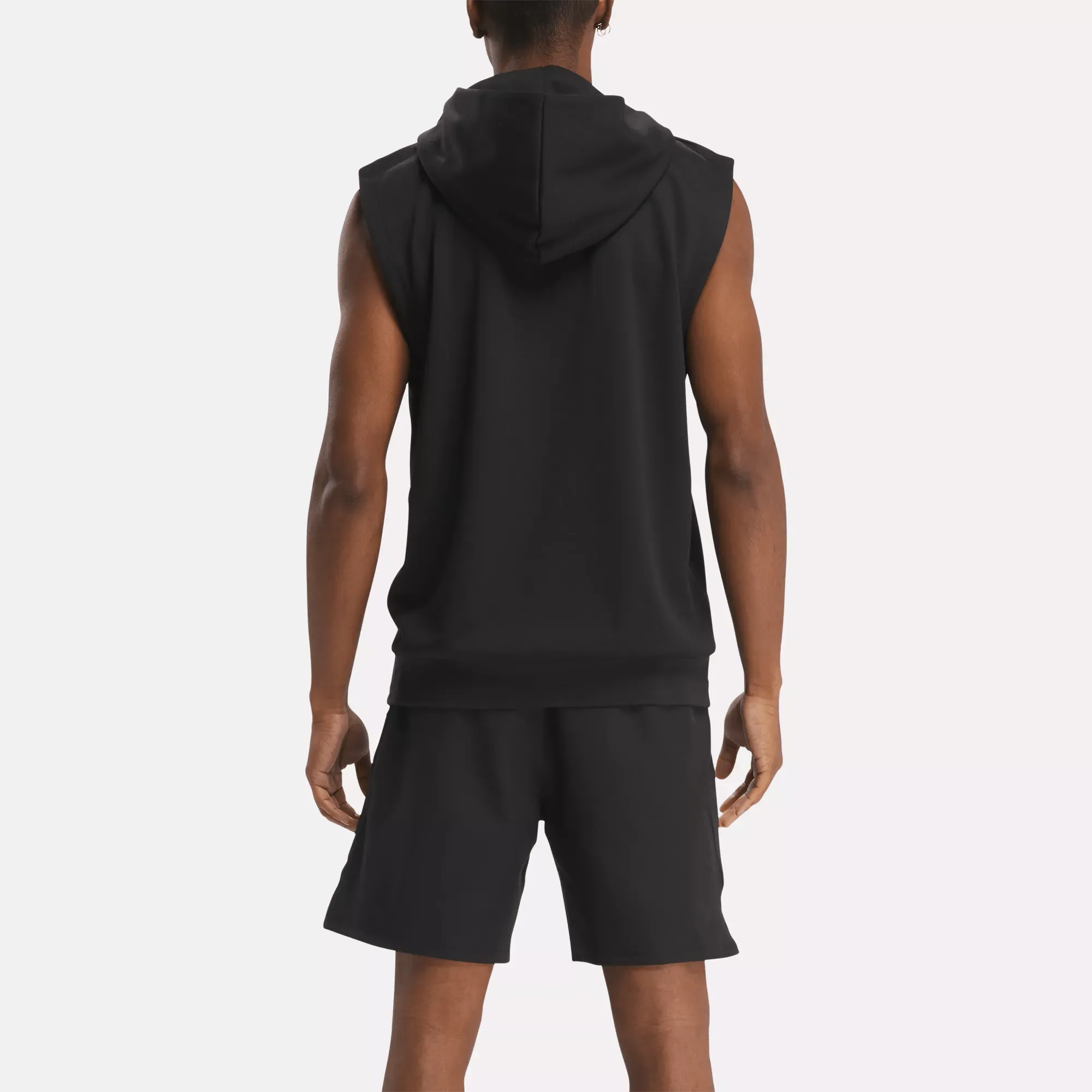 Reebok Bekleidung Herren Kraftstoff Ärmellose Kapuzenjacke
