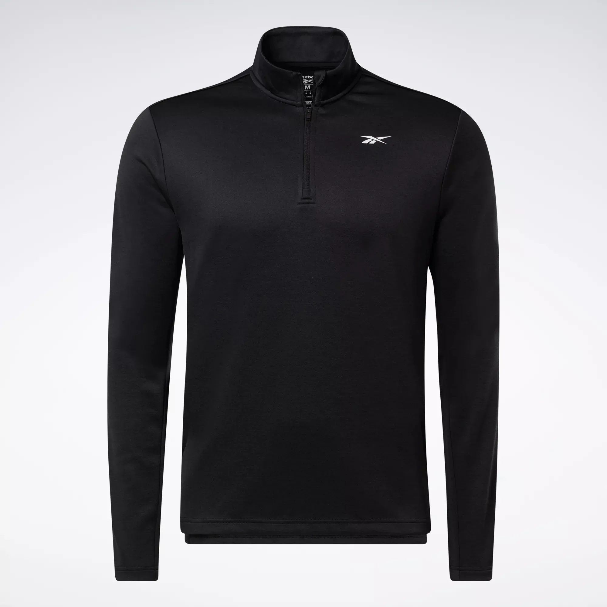 Reebok Herren-Workout-Top mit Viertelreißverschluss