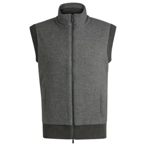 Regular-fit Gilet mit kuscheligem Flanell vorne
