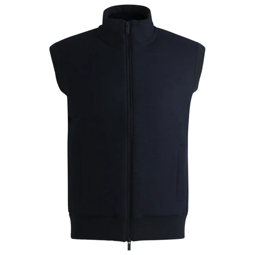 Regular-fit Gilet mit kuscheligem Flanell vorne