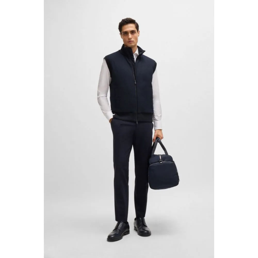 Regular-fit Gilet mit kuscheligem Flanell vorne