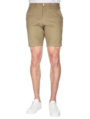 Regular Fit Sonnenverblasste Shorts Aloe Grün