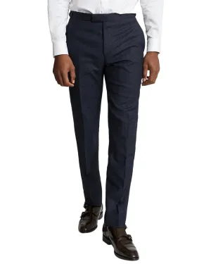 Reiss Dunn Woll-Crofleck-Textur-Hose