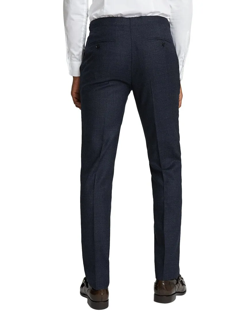 Reiss Dunn Woll-Crofleck-Textur-Hose