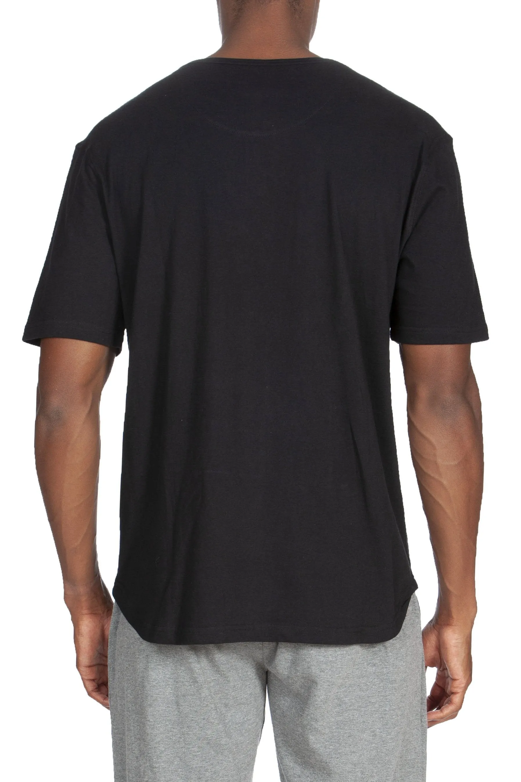 Kurzärmliges Henley-Shirt