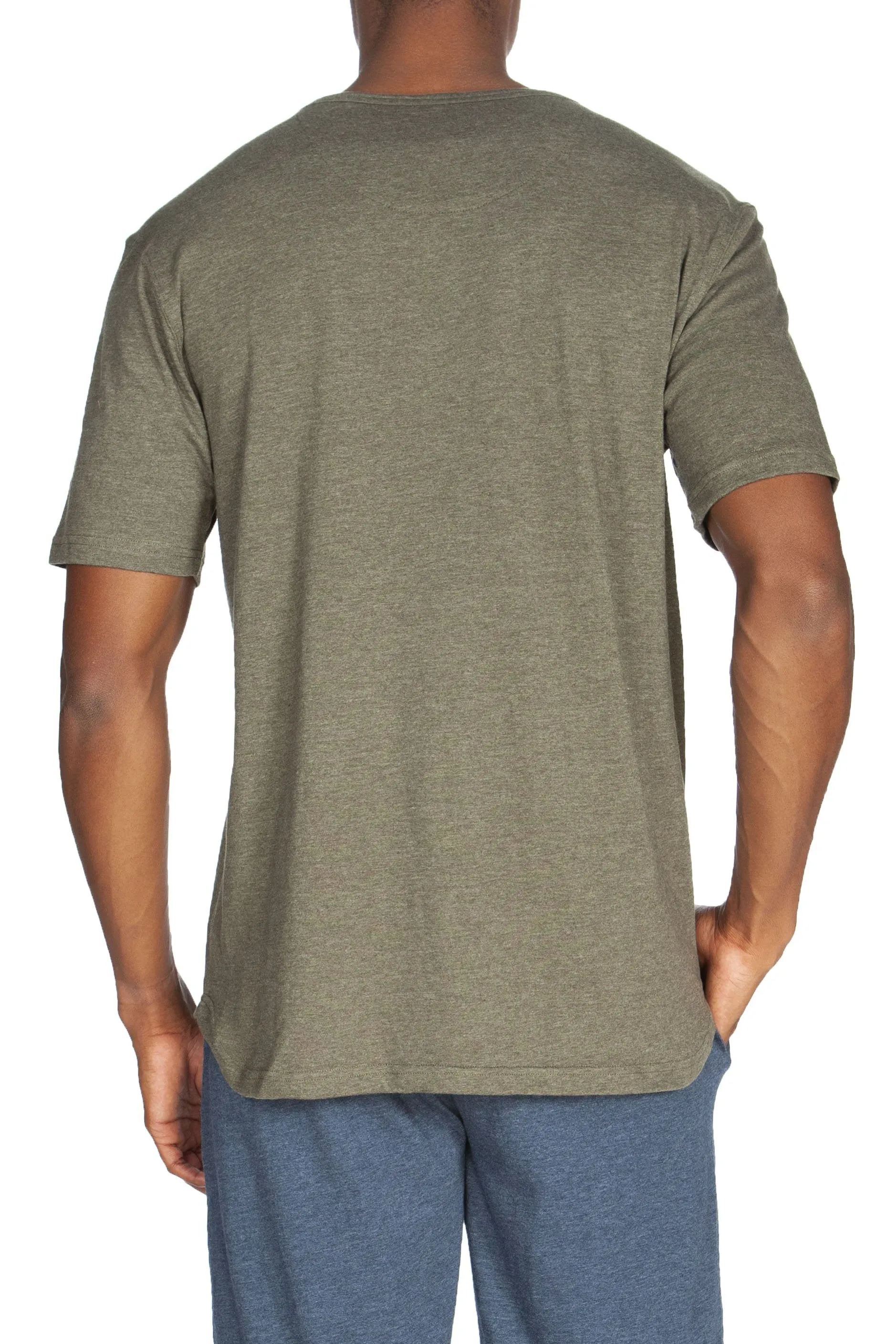 Kurzärmliges Henley-Shirt