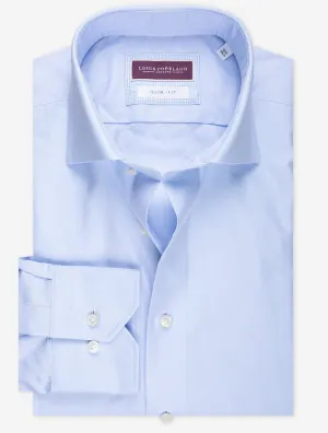 Slim Fit Thomas Mason Blau