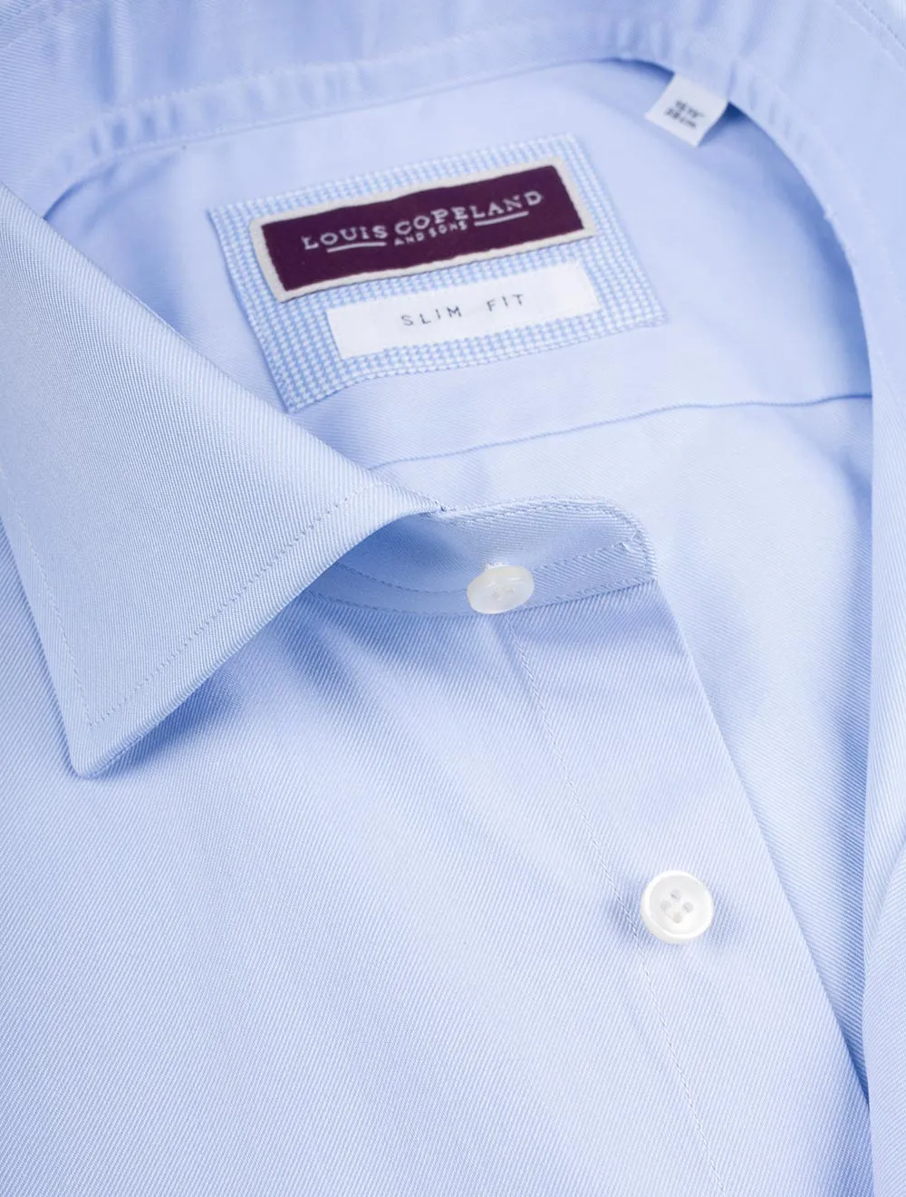 Slim Fit Thomas Mason Blau
