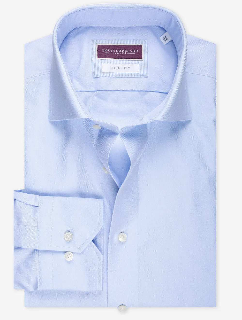 Slim Fit Thomas Mason Blau