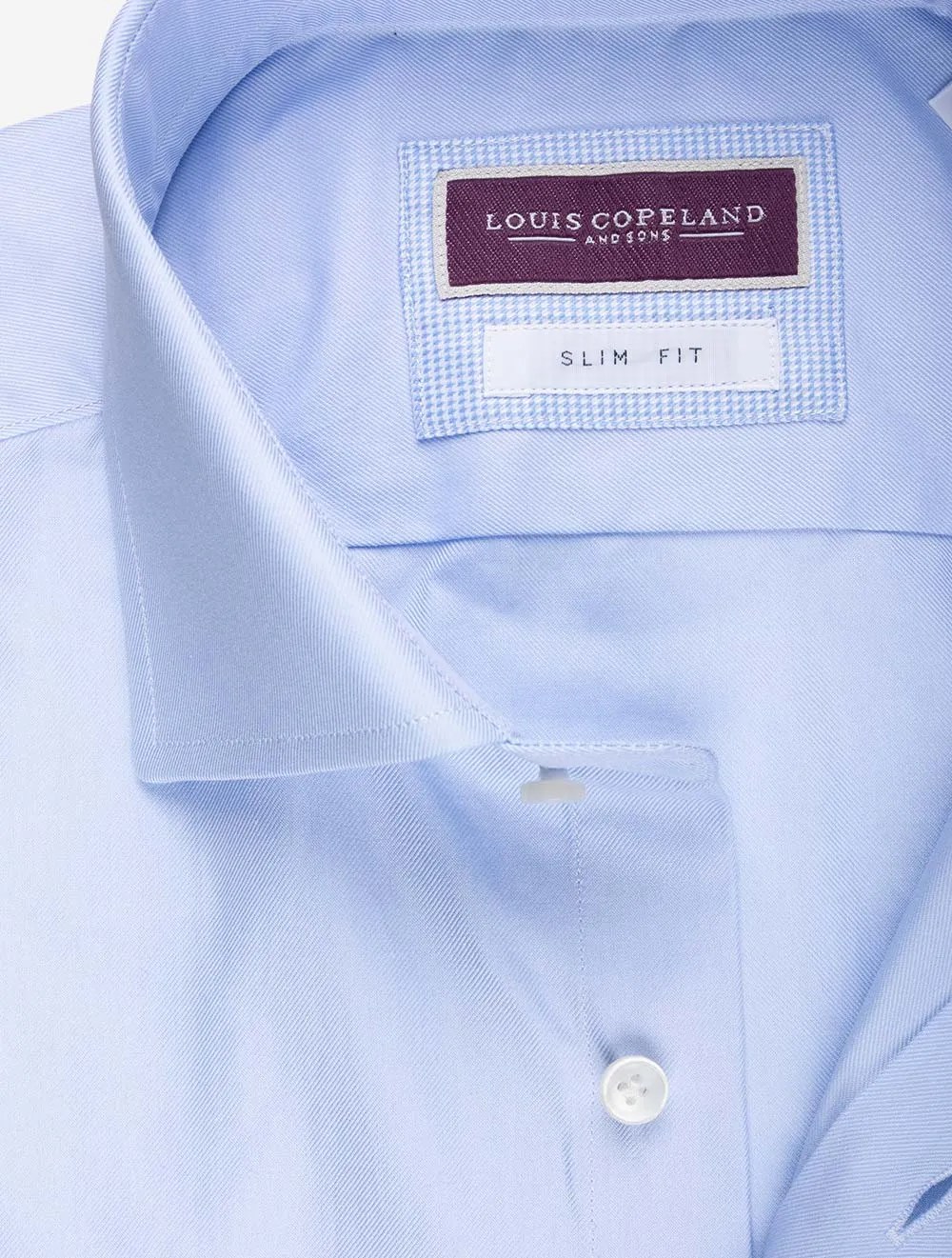Slim Fit Thomas Mason Blau
