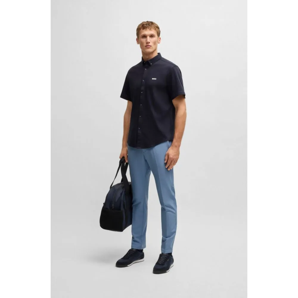 Slim-Fit-Hose in wasserabweisendem Stretchstoff
