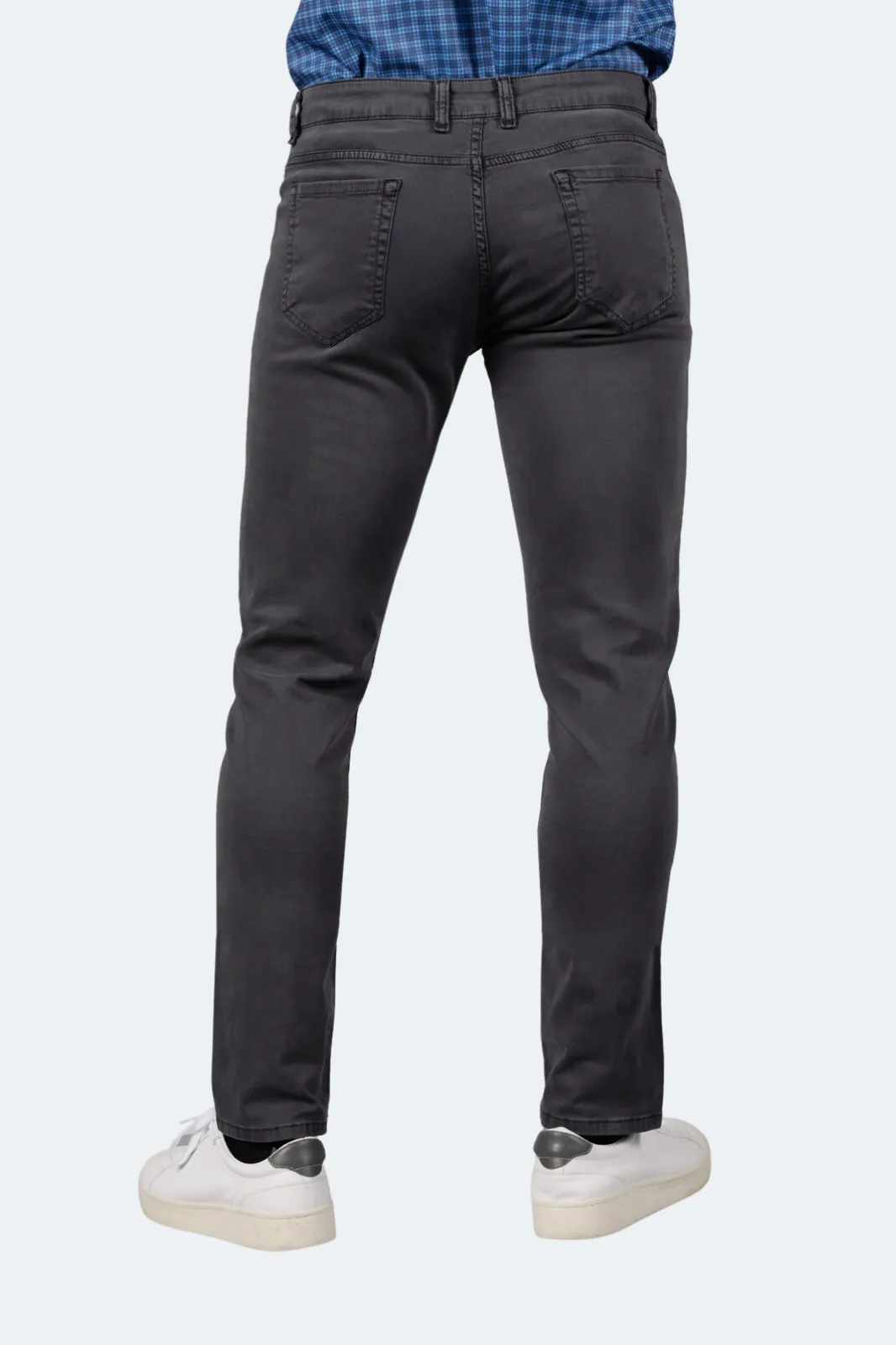Steingraue Tencel-Hose