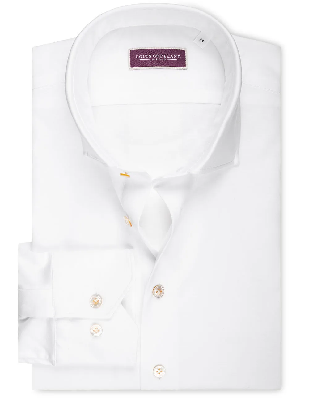 Stretch-Jersey-Shirt Weiß