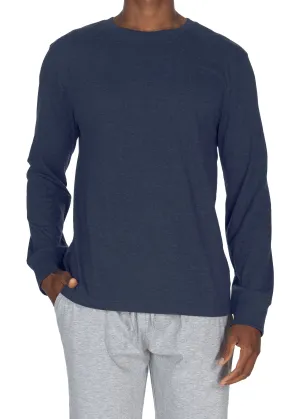 Superweicher Langarm-Rundhals-T-Shirt