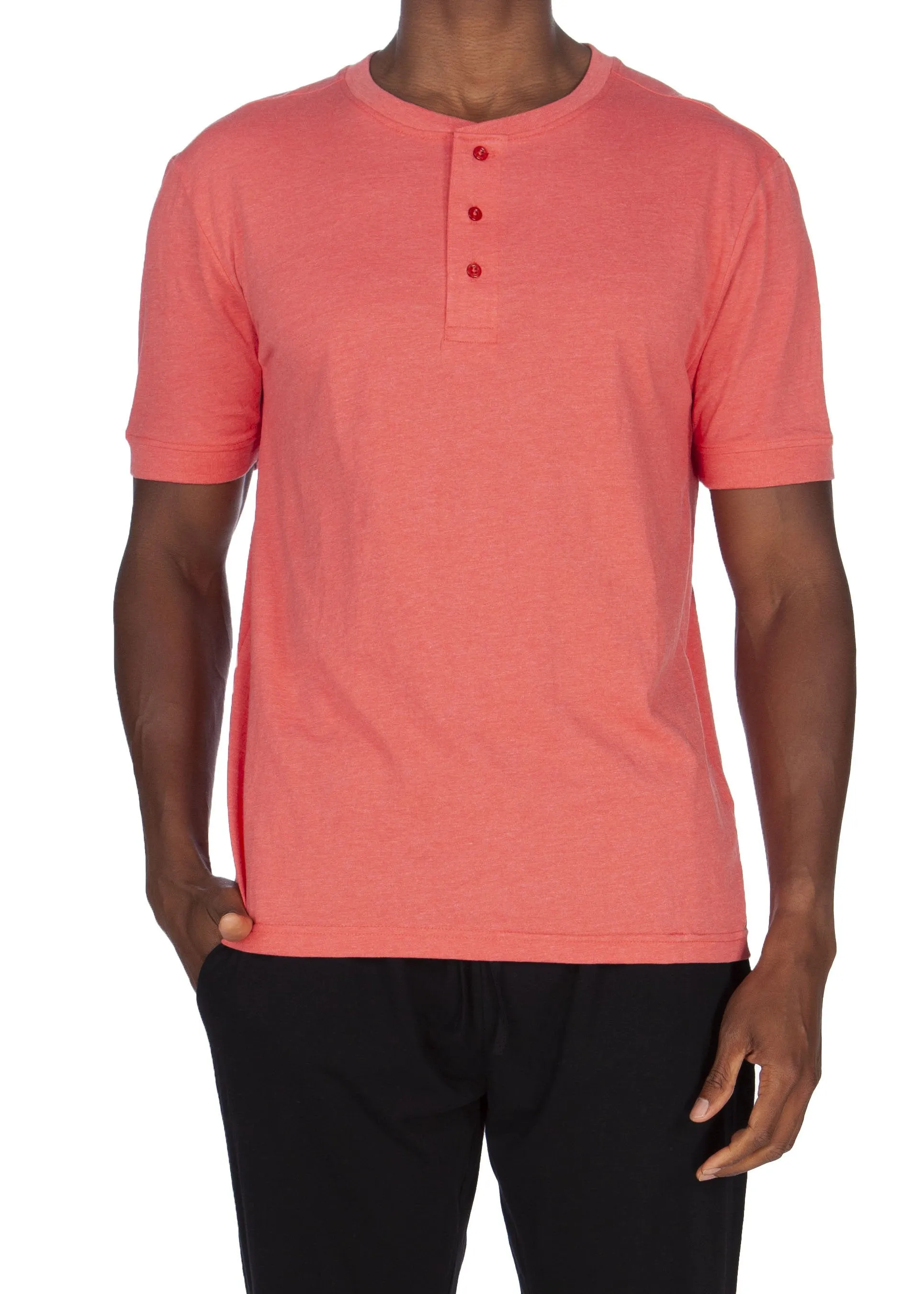 Superweicher Kurzarm-Henley