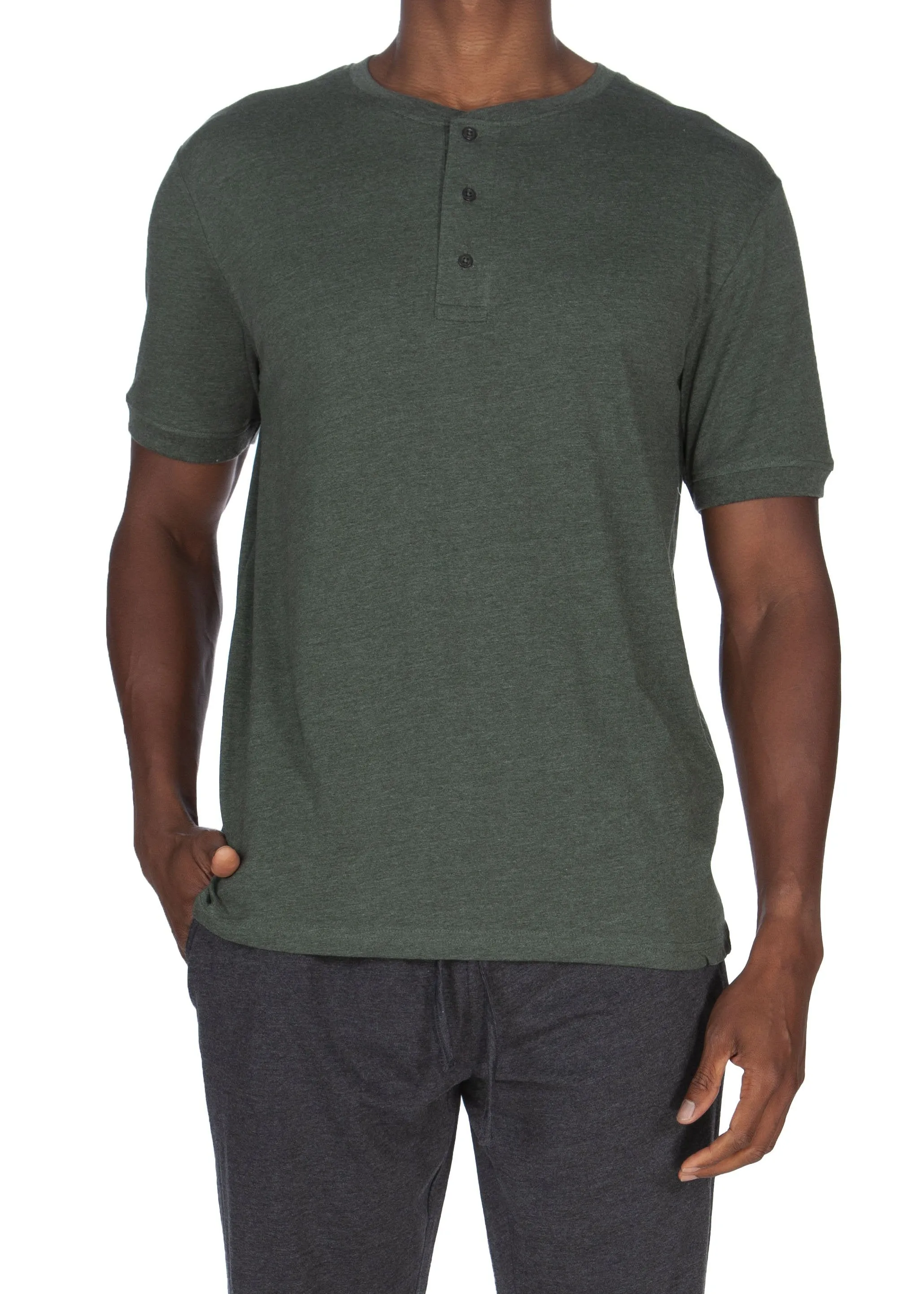 Superweicher Kurzarm-Henley