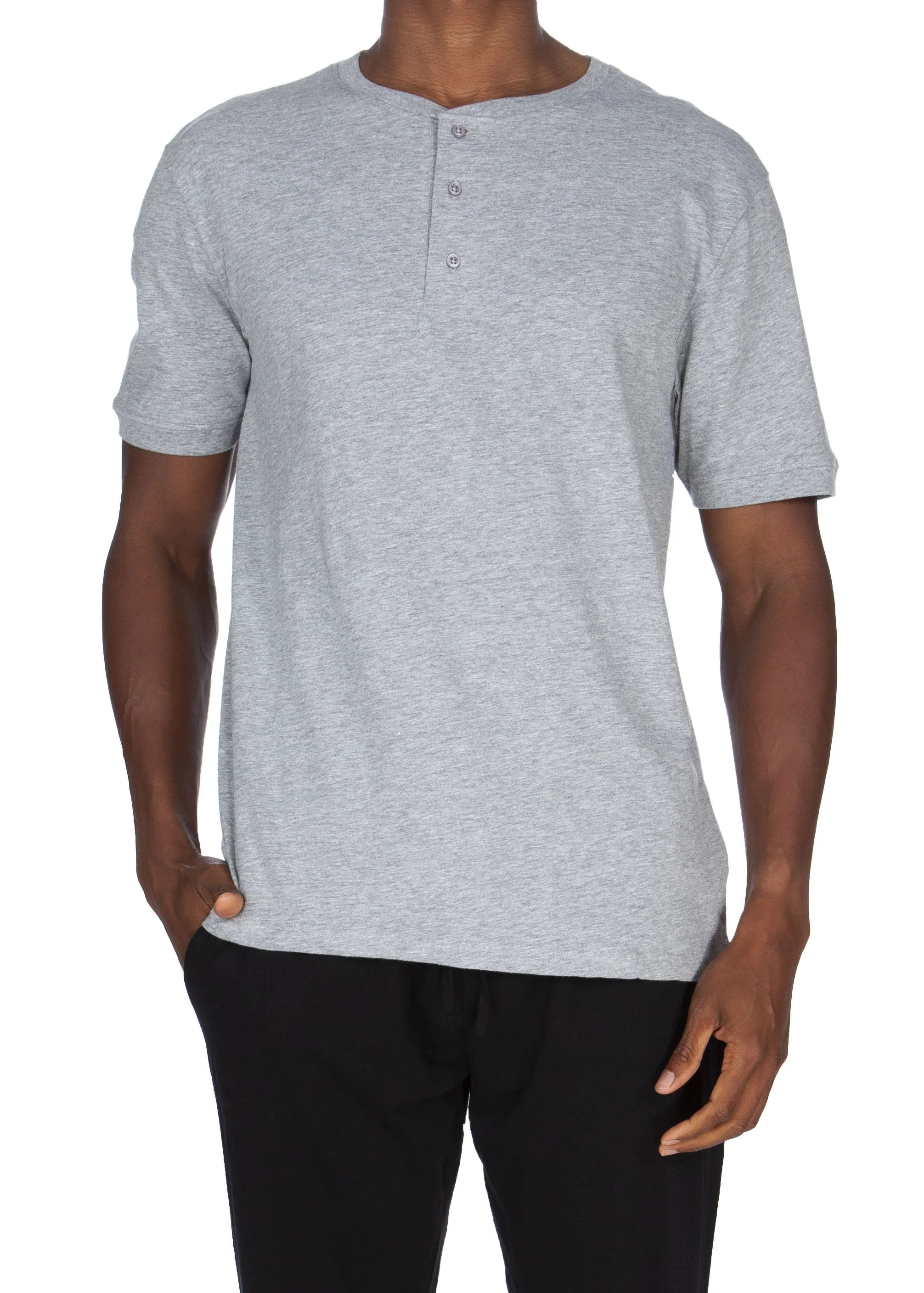 Superweicher Kurzarm-Henley