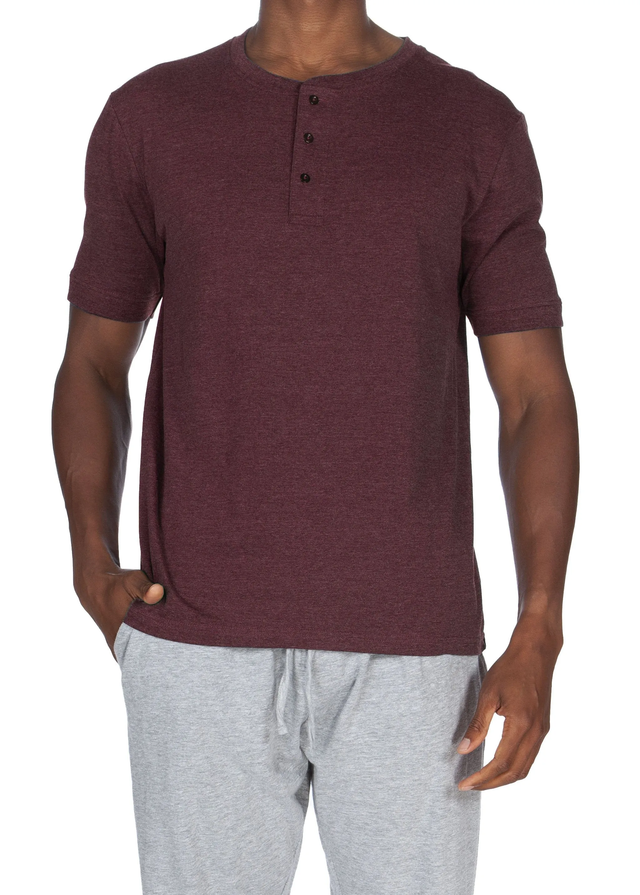 Superweicher Kurzarm-Henley