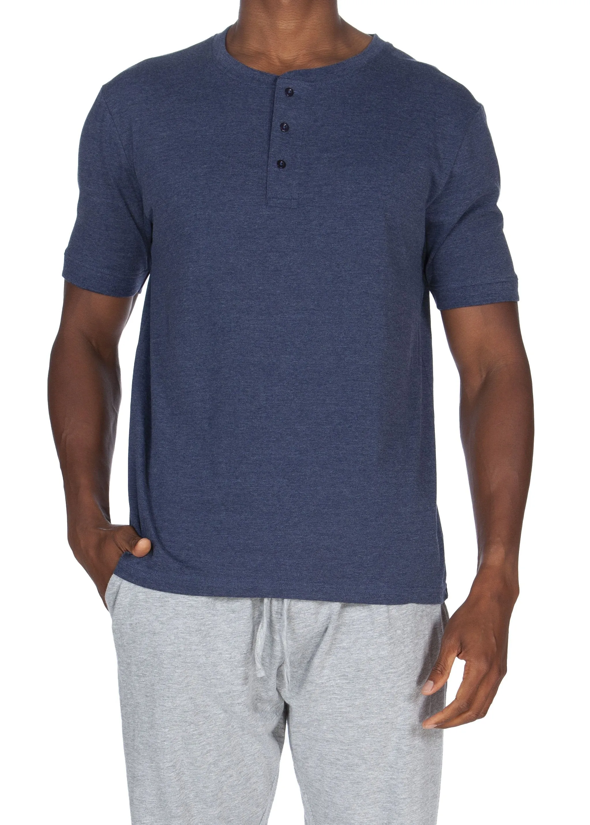 Superweicher Kurzarm-Henley