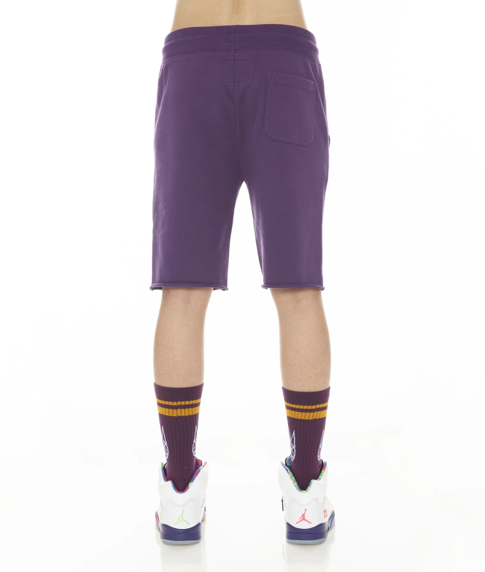 SWEATSHORT IN ACAI
