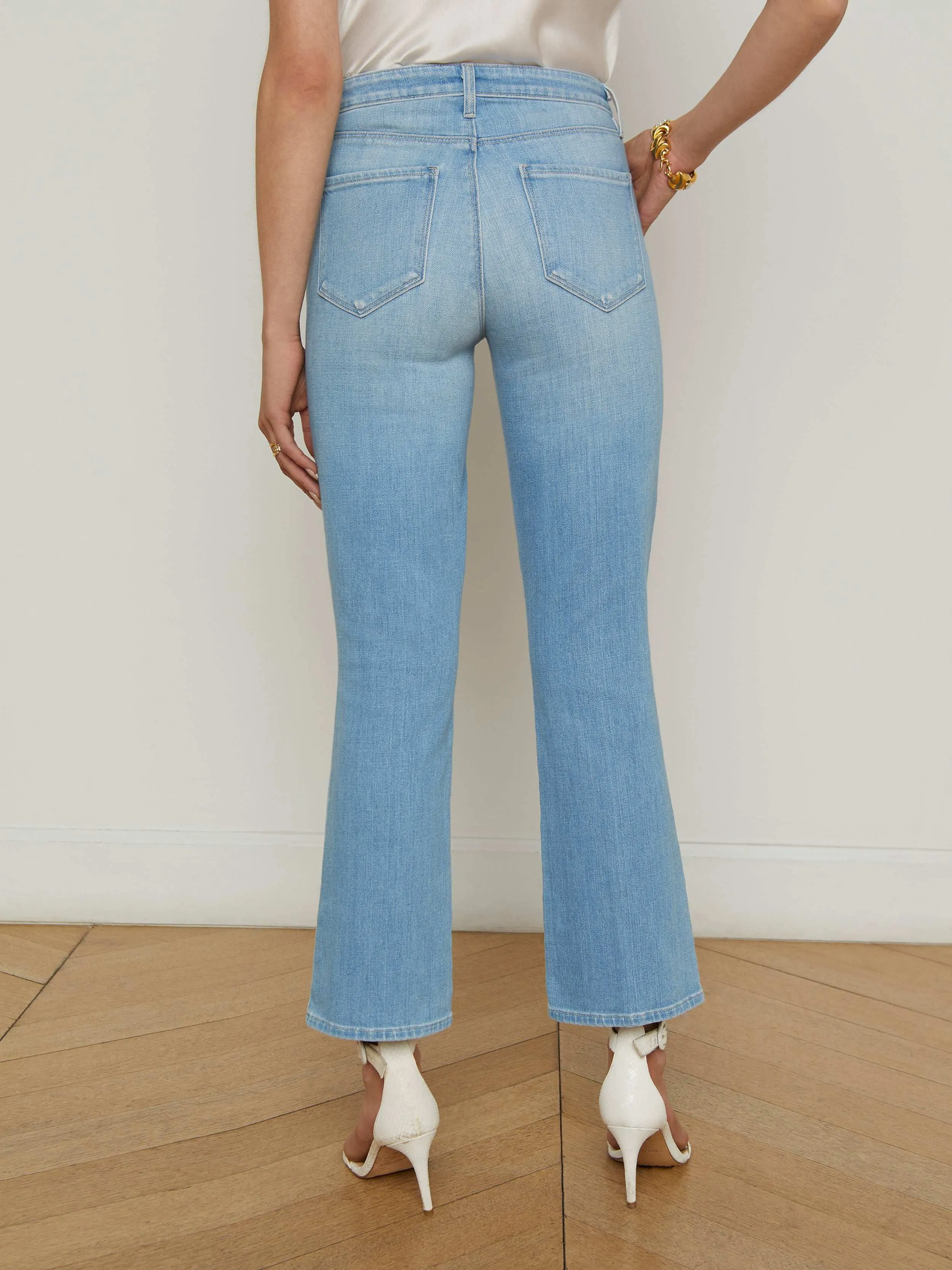 Tati Cropped Bootcut Jeans