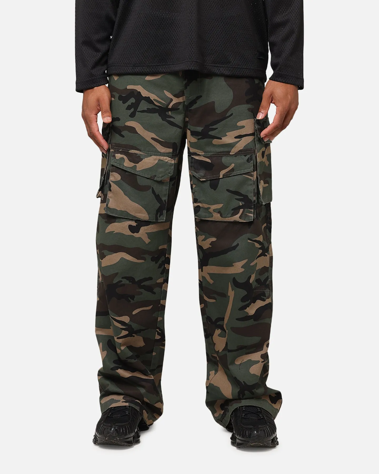 Die Anti Order Artillery Baggy Cargo Hose  Woodland Tarnung
