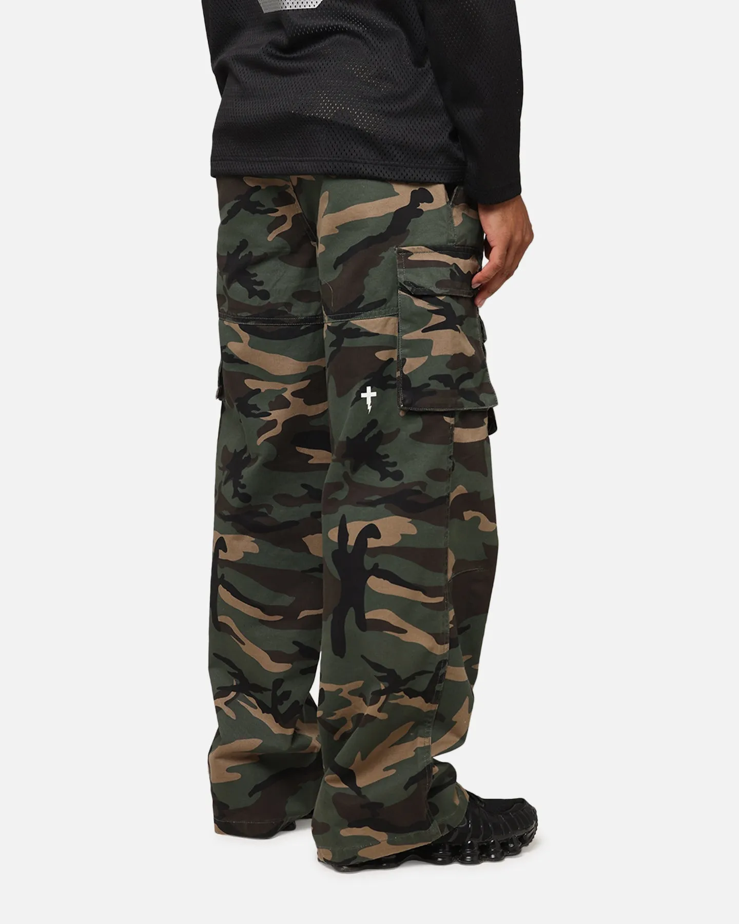Die Anti Order Artillery Baggy Cargo Hose  Woodland Tarnung
