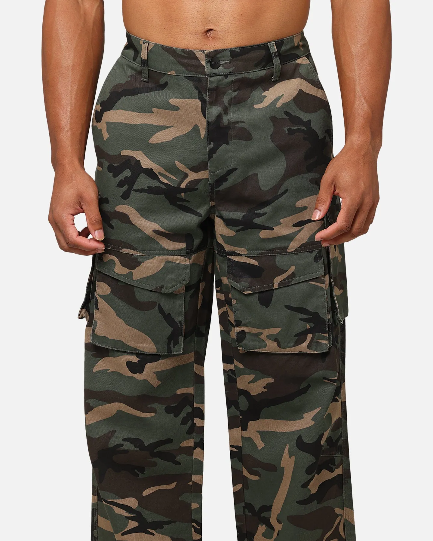 Die Anti Order Artillery Baggy Cargo Hose  Woodland Tarnung