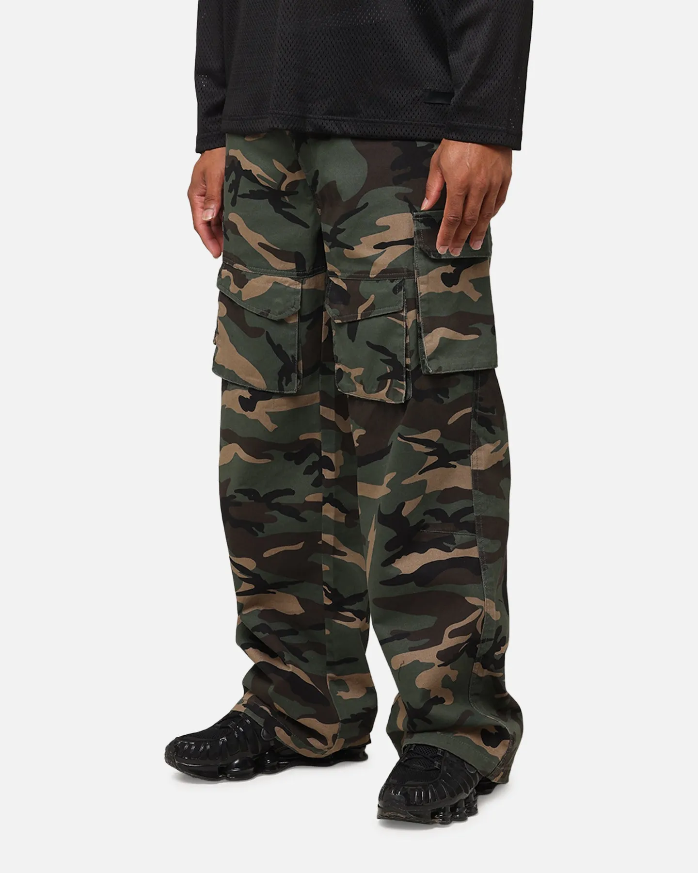 Die Anti Order Artillery Baggy Cargo Hose  Woodland Tarnung