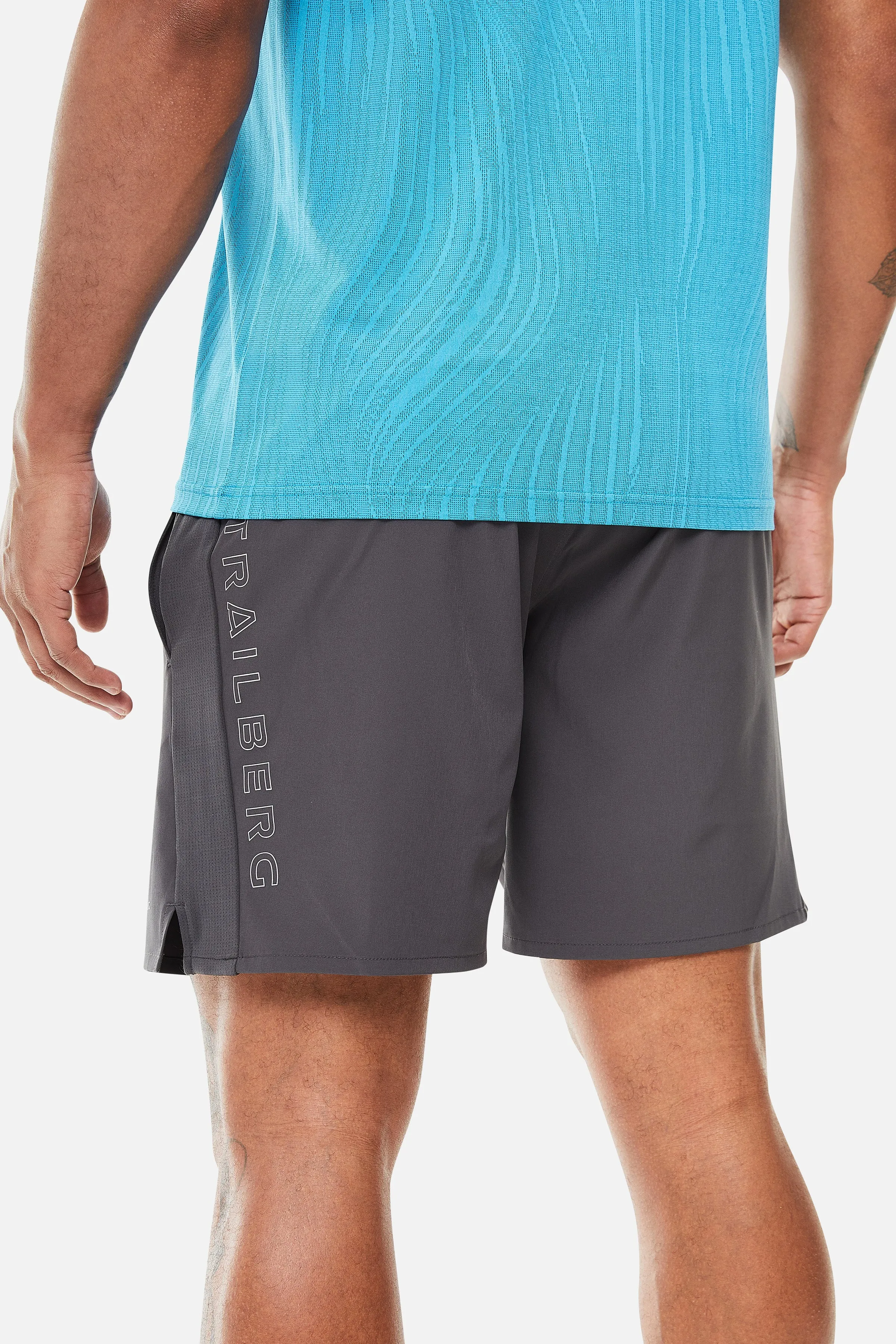 Trailberg Vertex Jacquard Short - Schwarz Auster