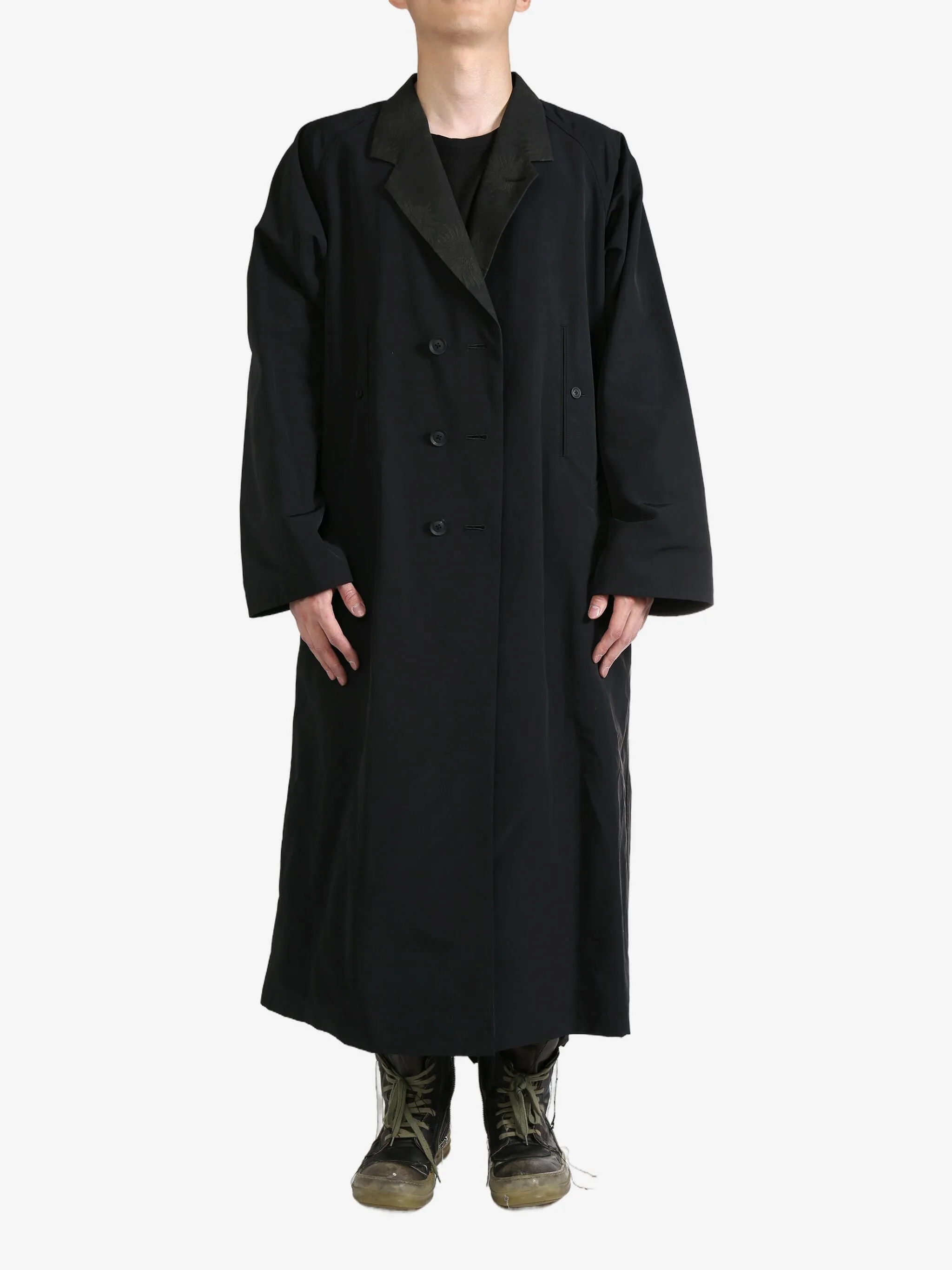 YOHJI YAMAMOTO POUR HOMME - Herren I-Lining Pt Raglan Mantel Bekleidung_yohji-yamamoto