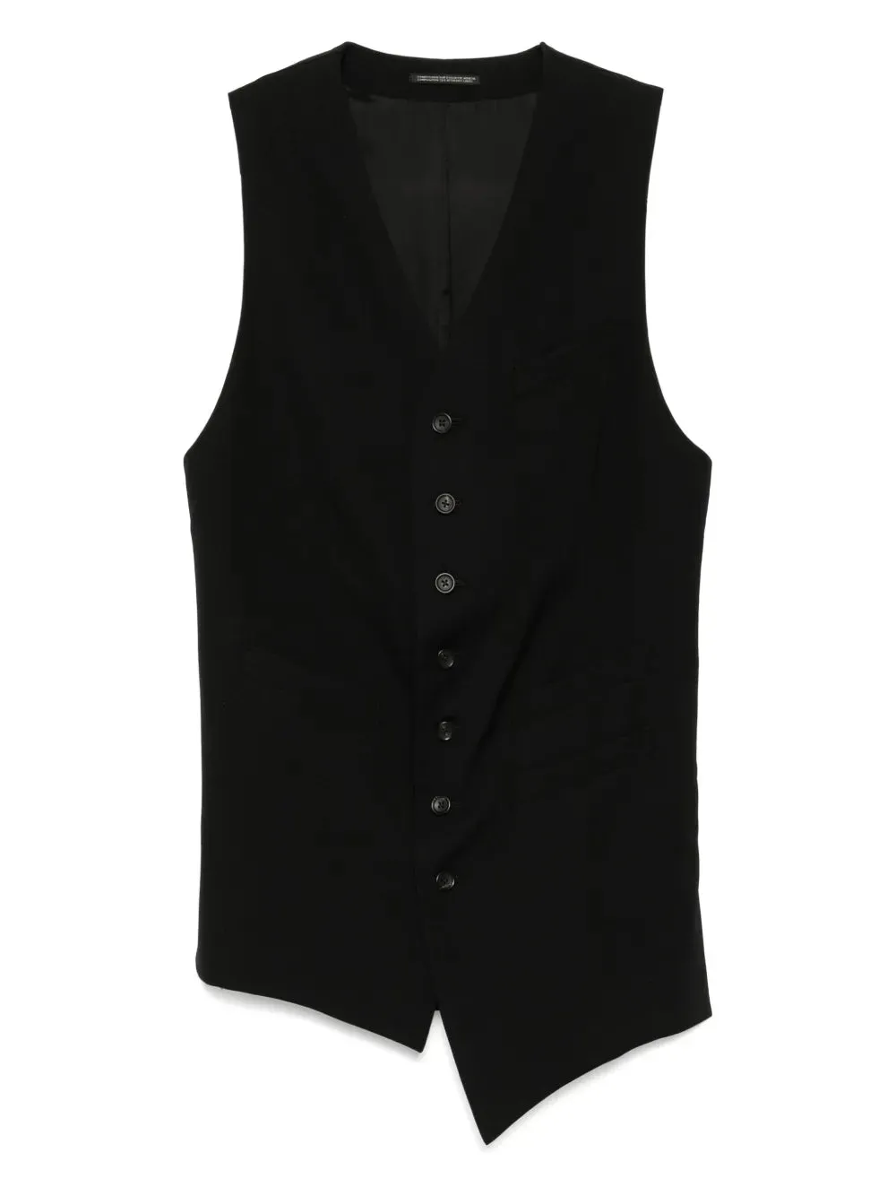 YOHJI YAMAMOTO POUR HOMME - Herren Multifunktions-Weste mit asymmetrischen Taschen_yohji-yamamoto