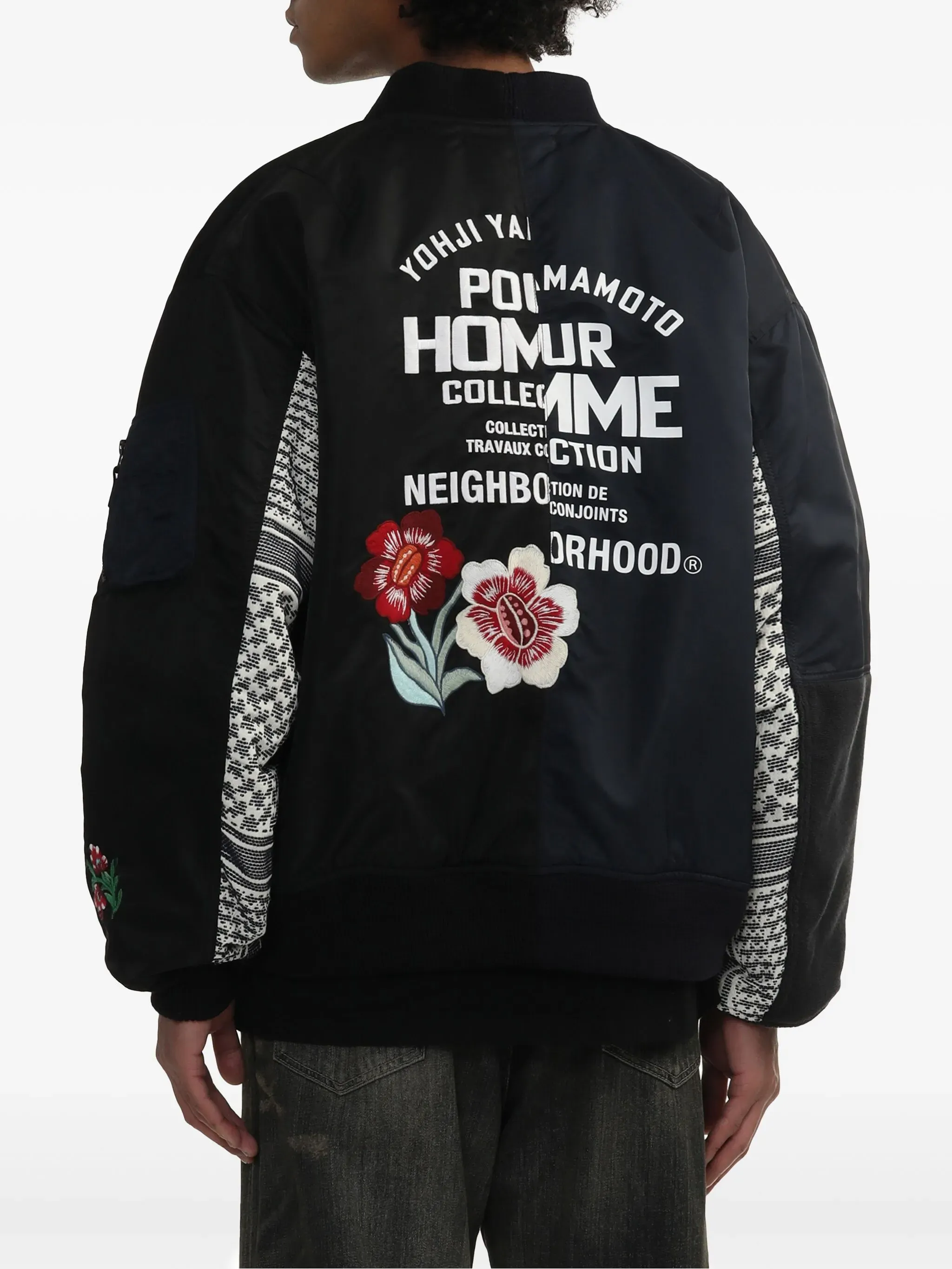 YOHJI YAMAMOTO POUR HOMME - Herren Nachbarschaft MA-1 Jacke Bekleidung_yohji-yamamoto