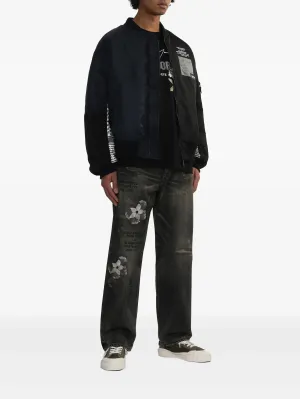 YOHJI YAMAMOTO POUR HOMME - Herren Nachbarschaft MA-1 Jacke Bekleidung_yohji-yamamoto