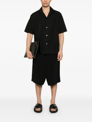 YOHJI YAMAMOTO POUR HOMME - Herren Tab Halbhose Bekleidung_yohji-yamamoto